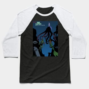 Hellboy's Abe Sapien meets Ariel, The Little Mermaid Baseball T-Shirt